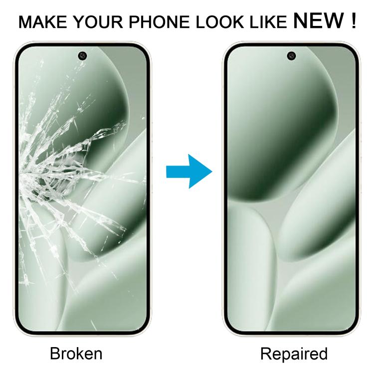 For Google Pixel 10 Pro XL 5pcs Front Screen Outer Glass Lens with OCA Optically Clear Adhesive