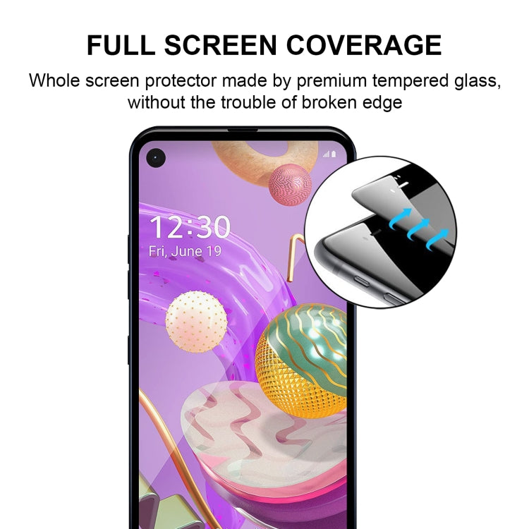 For LG Q70 Full Glue Full Screen Tempered Glass Film