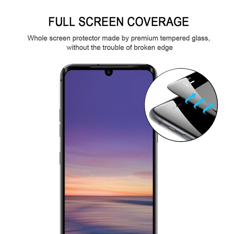 For LG G9 25 PCS Full Glue Full Screen Tempered Glass Film