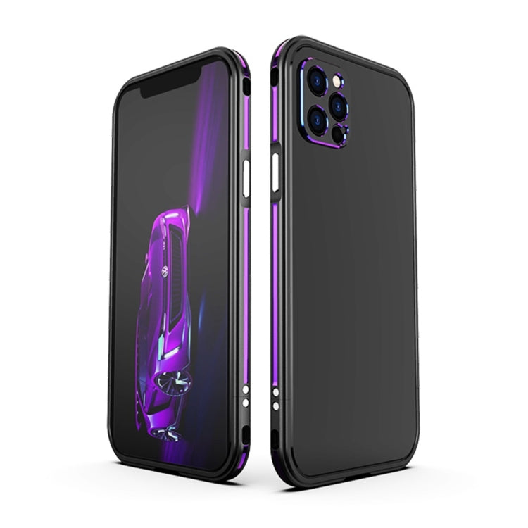 For iPhone 12 mini Blade Series Lens Protector + Metal Frame Protective Case