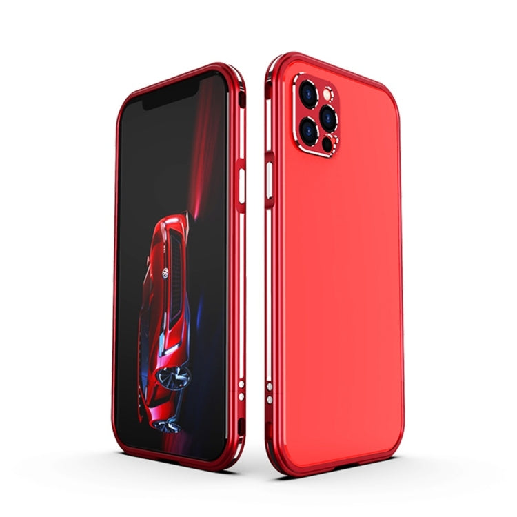For iPhone 12 mini Blade Series Lens Protector + Metal Frame Protective Case