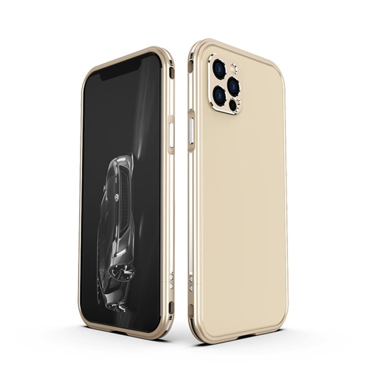For iPhone 12 mini Blade Series Lens Protector + Metal Frame Protective Case