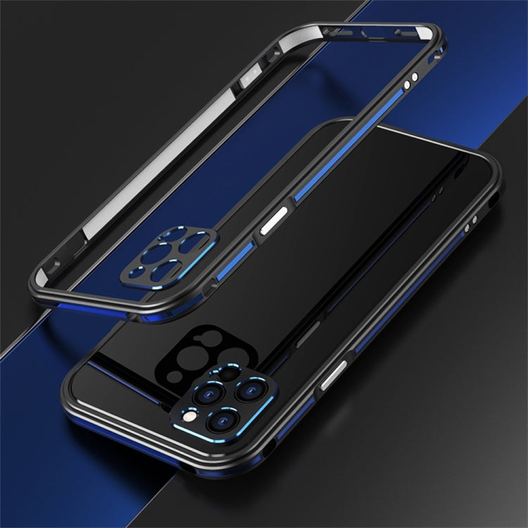 For iPhone 12 Pro Max Blade Series Lens Protector + Metal Frame Protective Case