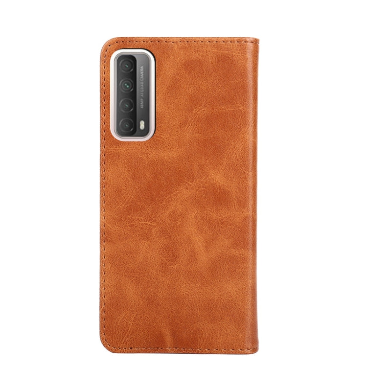 For Huawei P Smart 2021 Non-Magnetic Retro Texture Horizontal Flip Leather Case with Holder & Card Slots & Wallet