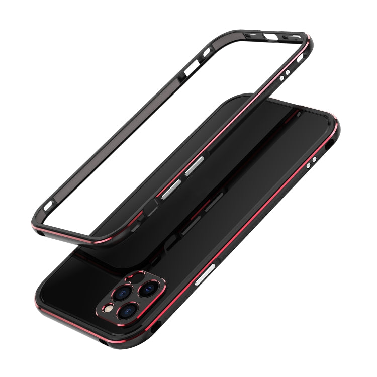 For iPhone 12 mini Aurora Series Lens Protector + Metal Frame Protective Case