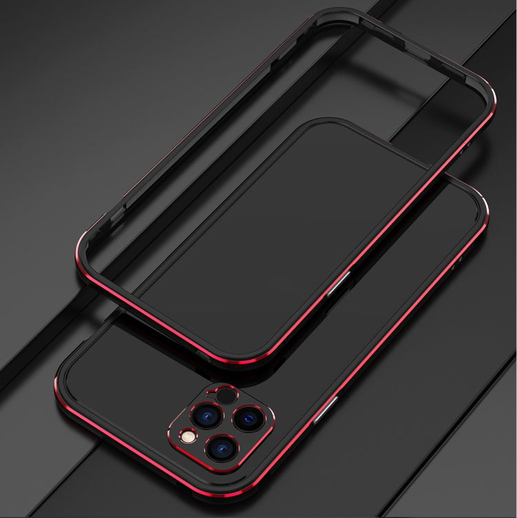 For iPhone 12 mini Aurora Series Lens Protector + Metal Frame Protective Case
