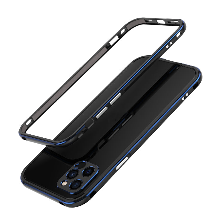 For iPhone 12 mini Aurora Series Lens Protector + Metal Frame Protective Case