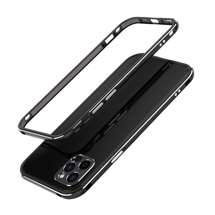 For iPhone 12 mini Aurora Series Lens Protector + Metal Frame Protective Case