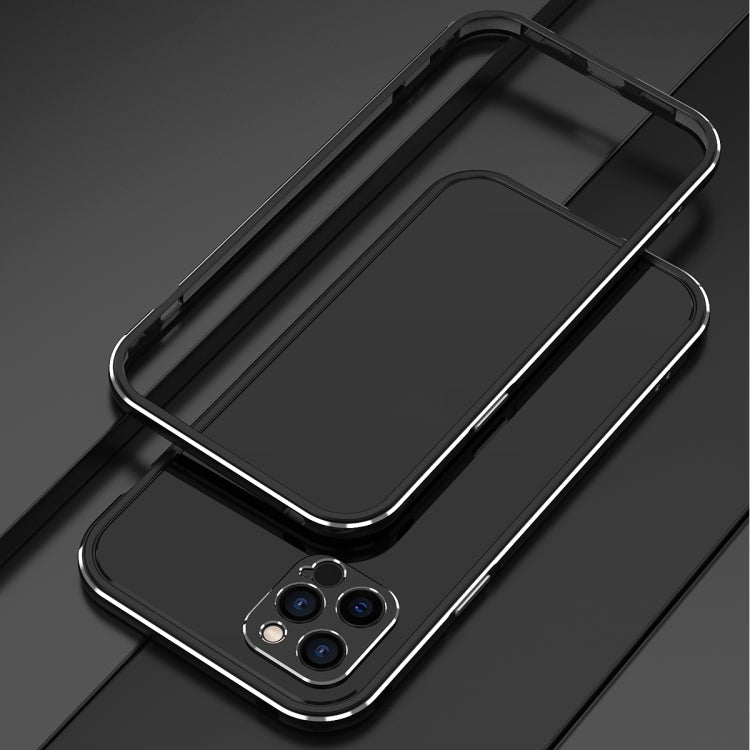 For iPhone 12 mini Aurora Series Lens Protector + Metal Frame Protective Case