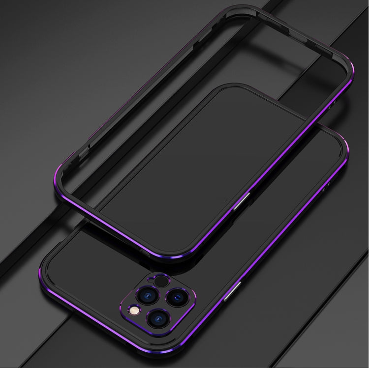 For iPhone 12 mini Aurora Series Lens Protector + Metal Frame Protective Case