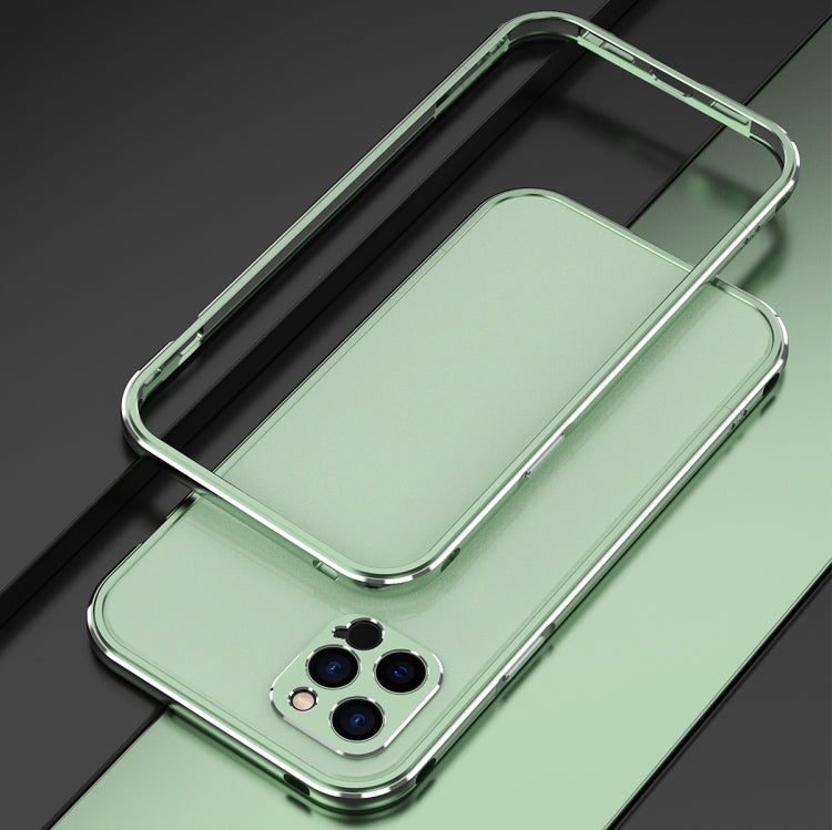 For iPhone 12 mini Aurora Series Lens Protector + Metal Frame Protective Case