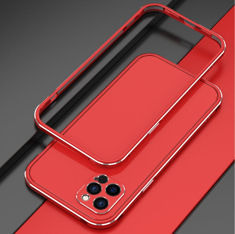 For iPhone 12 mini Aurora Series Lens Protector + Metal Frame Protective Case