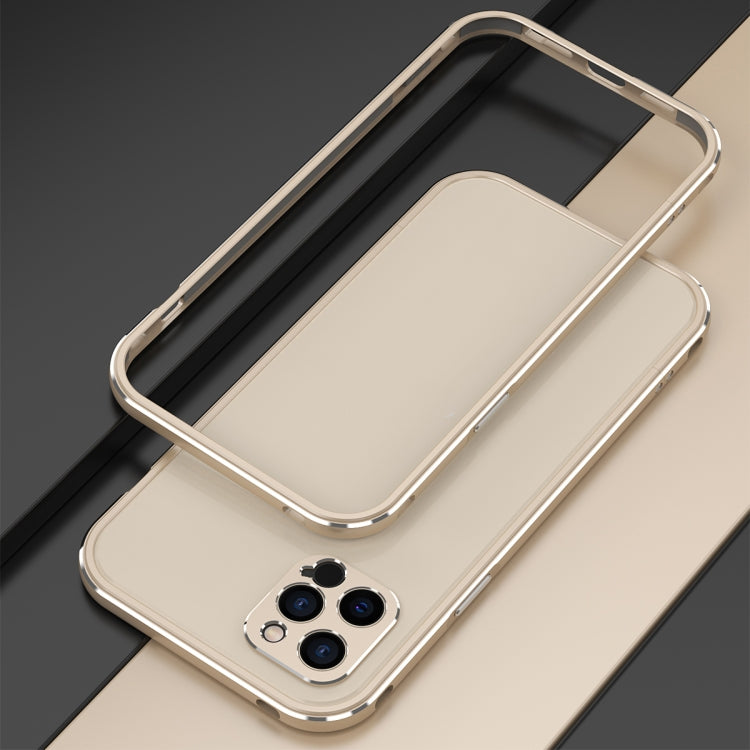 For iPhone 12 mini Aurora Series Lens Protector + Metal Frame Protective Case