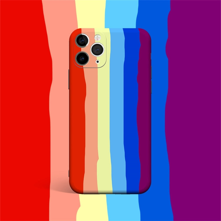 For iPhone 12 Rainbow IMD Shockproof TPU Protective Case