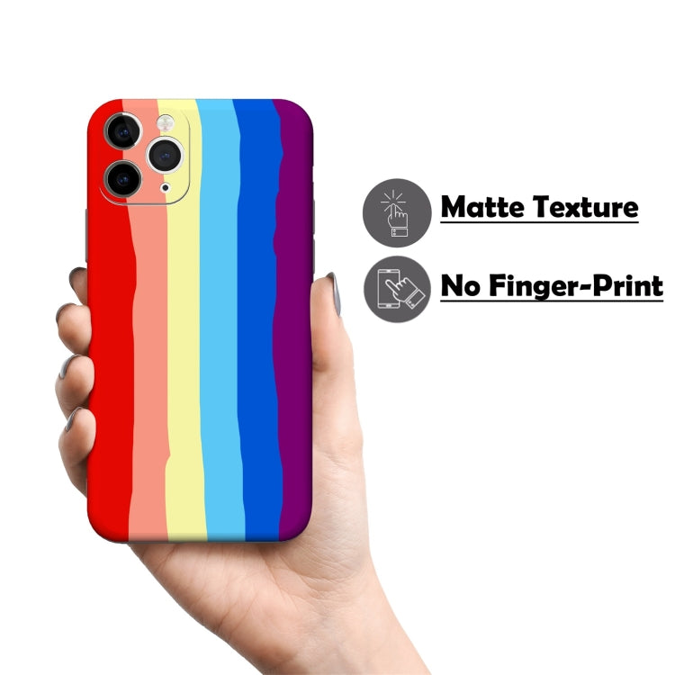 For iPhone 12 Rainbow IMD Shockproof TPU Protective Case