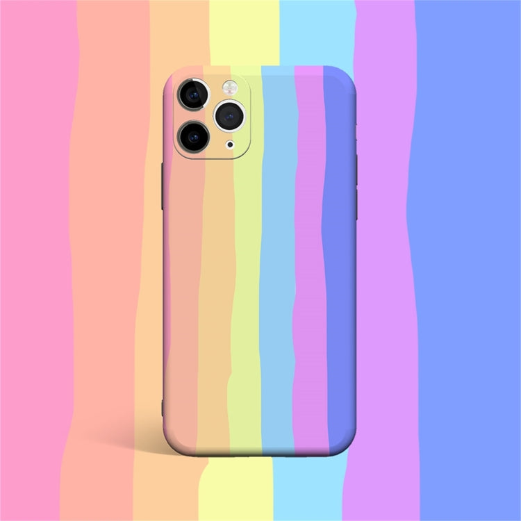 For iPhone 12 Rainbow IMD Shockproof TPU Protective Case