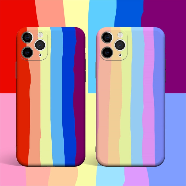 For iPhone 11 Pro Rainbow IMD Shockproof TPU Protective Case