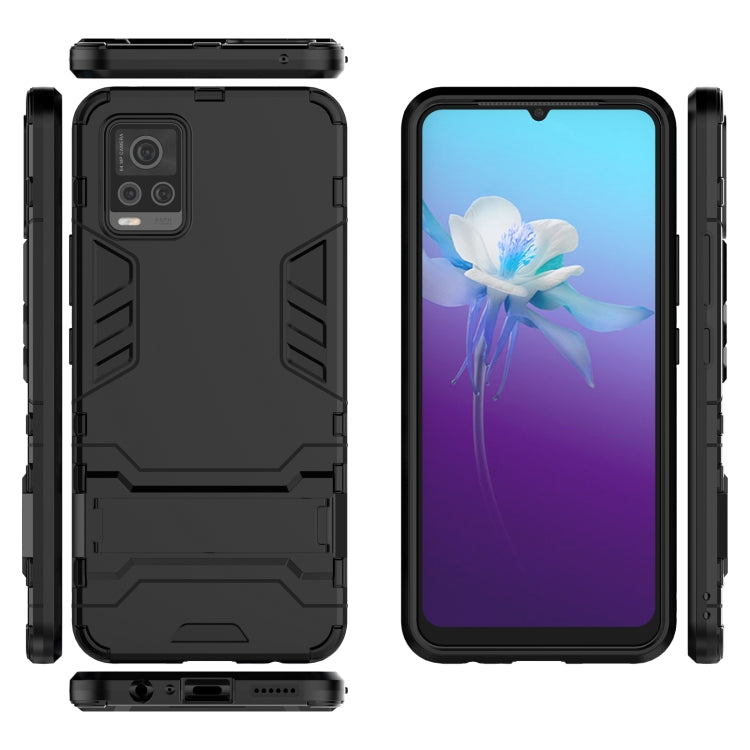 For vivo V20 PC + TPU Shockproof Protective Case with Holder