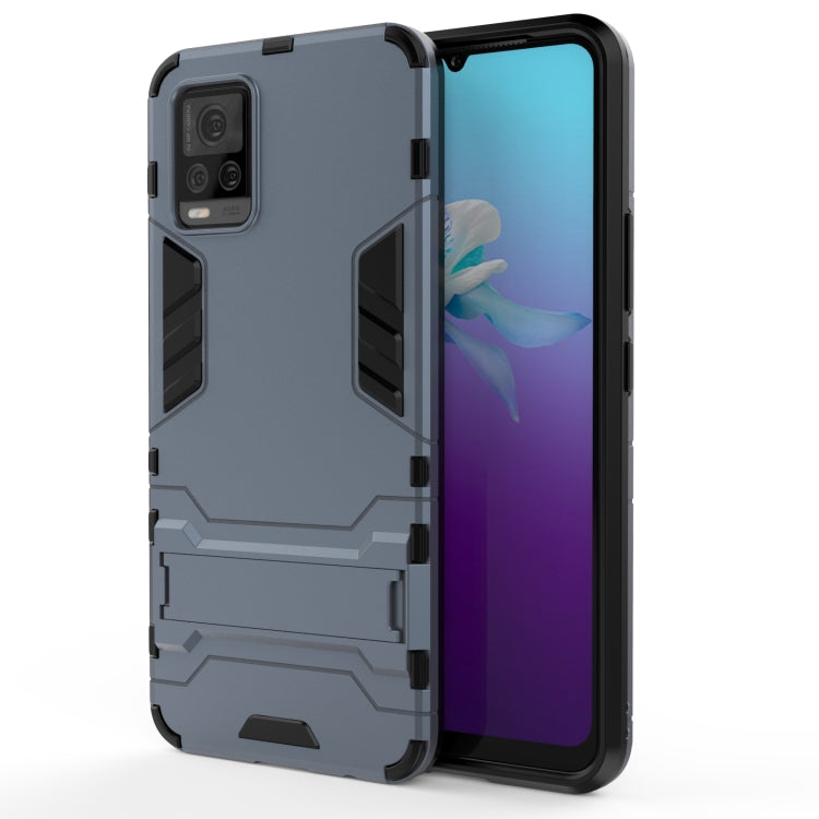 For vivo V20 PC + TPU Shockproof Protective Case with Holder