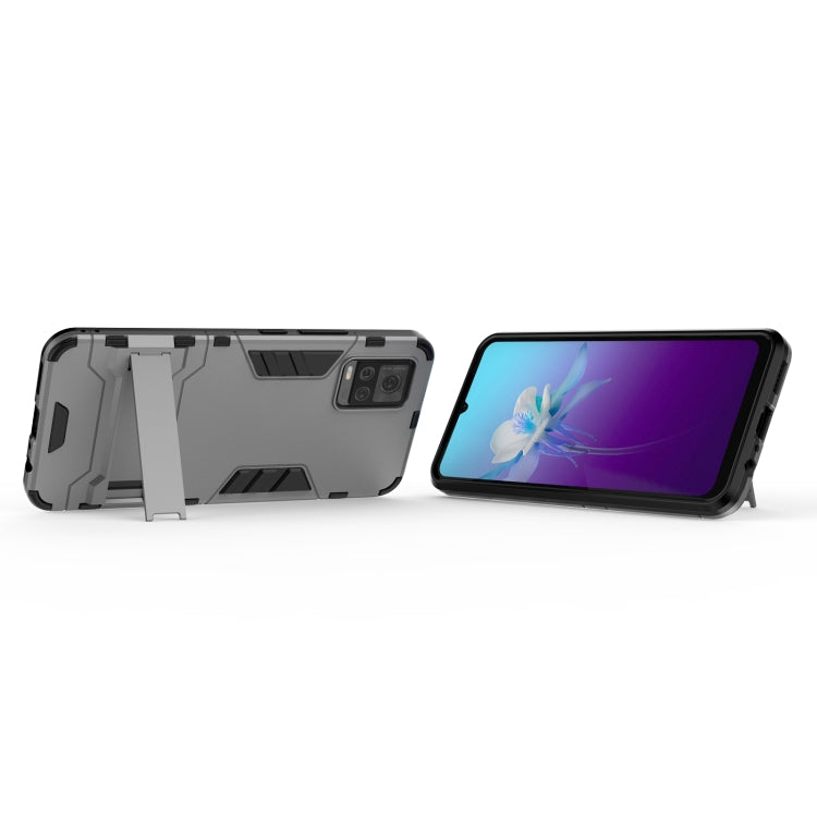 For vivo V20 PC + TPU Shockproof Protective Case with Holder