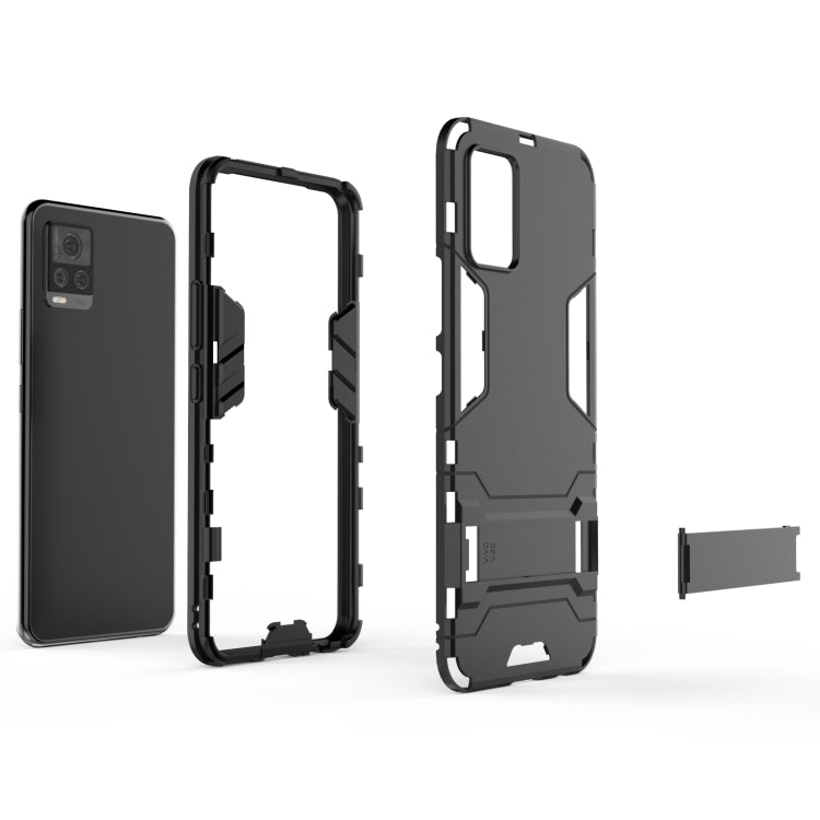 For vivo V20 PC + TPU Shockproof Protective Case with Holder