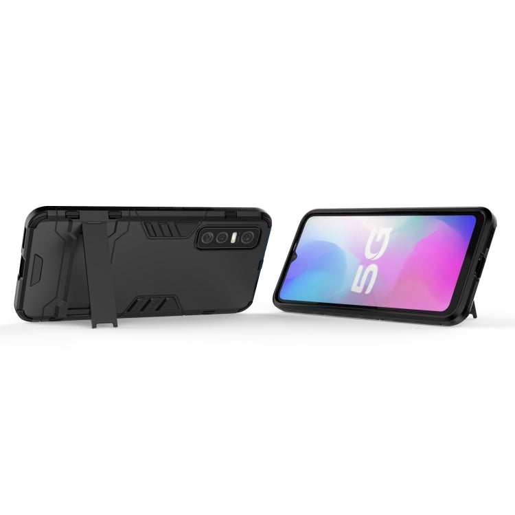 For vivo Y73s PC + TPU Shockproof Protective Case with Holder