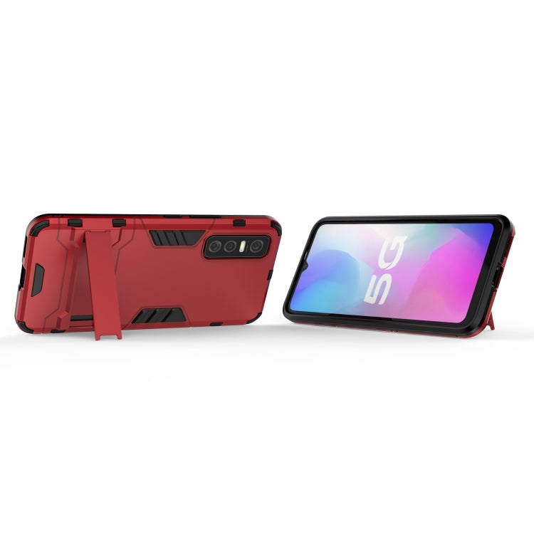 For vivo Y73s PC + TPU Shockproof Protective Case with Holder