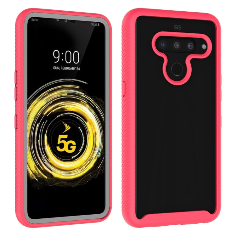 For LG V50 ThinQ 5G Starry Sky Solid Color Series Shockproof PC + TPU Protective Case