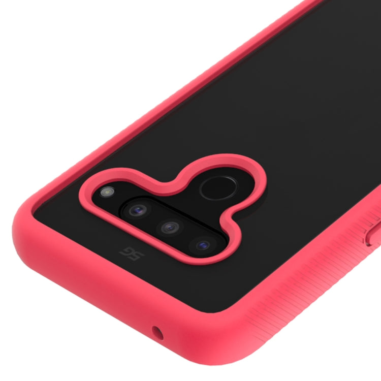 For LG V50 ThinQ 5G Starry Sky Solid Color Series Shockproof PC + TPU Protective Case