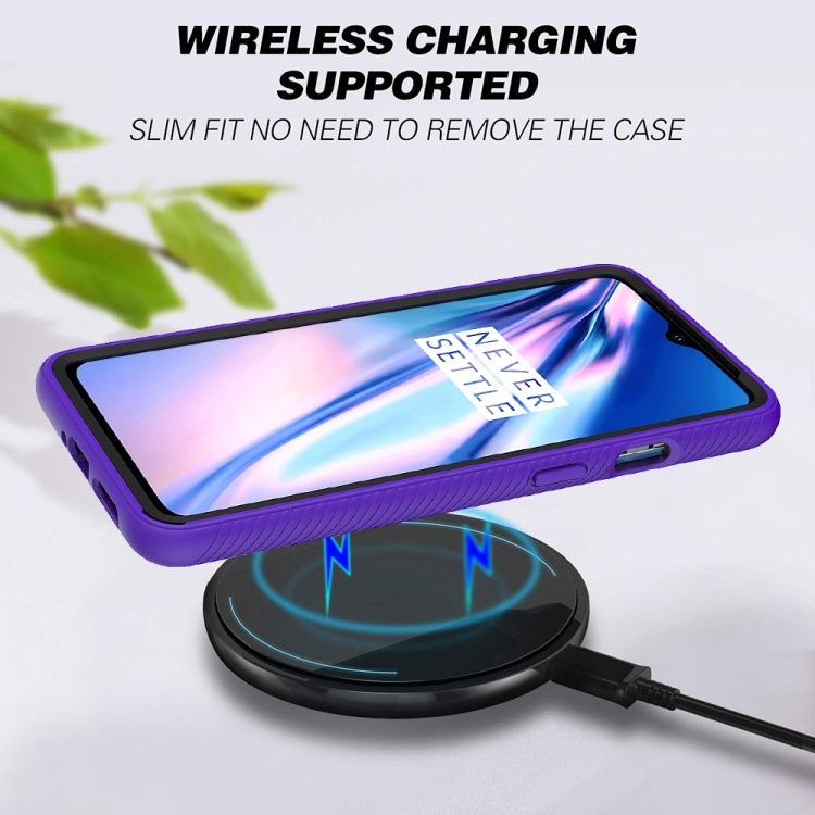 For OnePlus 7T Starry Sky Solid Color Series Shockproof PC + TPU Protective Case