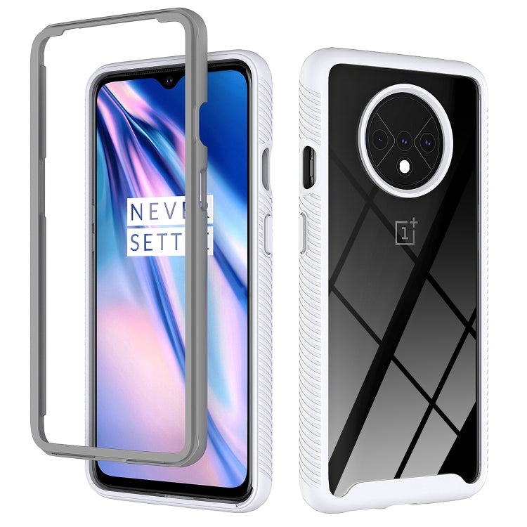For OnePlus 7T Starry Sky Solid Color Series Shockproof PC + TPU Protective Case