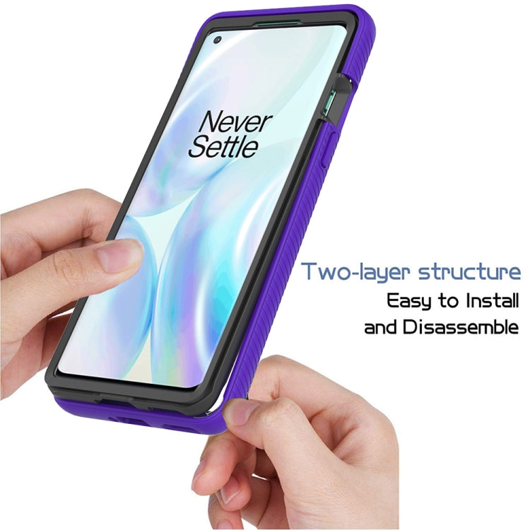For OnePlus 8 Starry Sky Solid Color Series Shockproof PC + TPU Protective Case