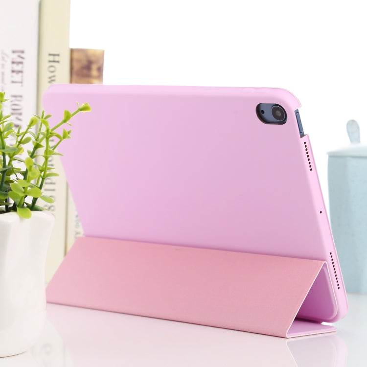 3-fold Horizontal Flip Smart Leather Case with Sleep / Wake-up Function & Holder For iPad Air 2022 / 2020 10.9