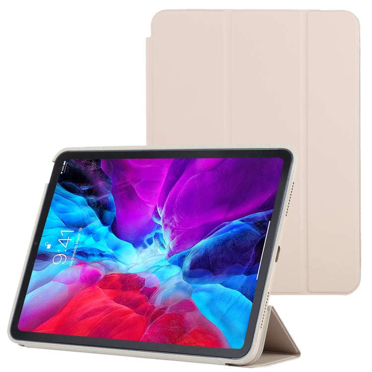 3-fold Horizontal Flip Smart Leather Case with Sleep / Wake-up Function & Holder For iPad Air 2022 / 2020 10.9