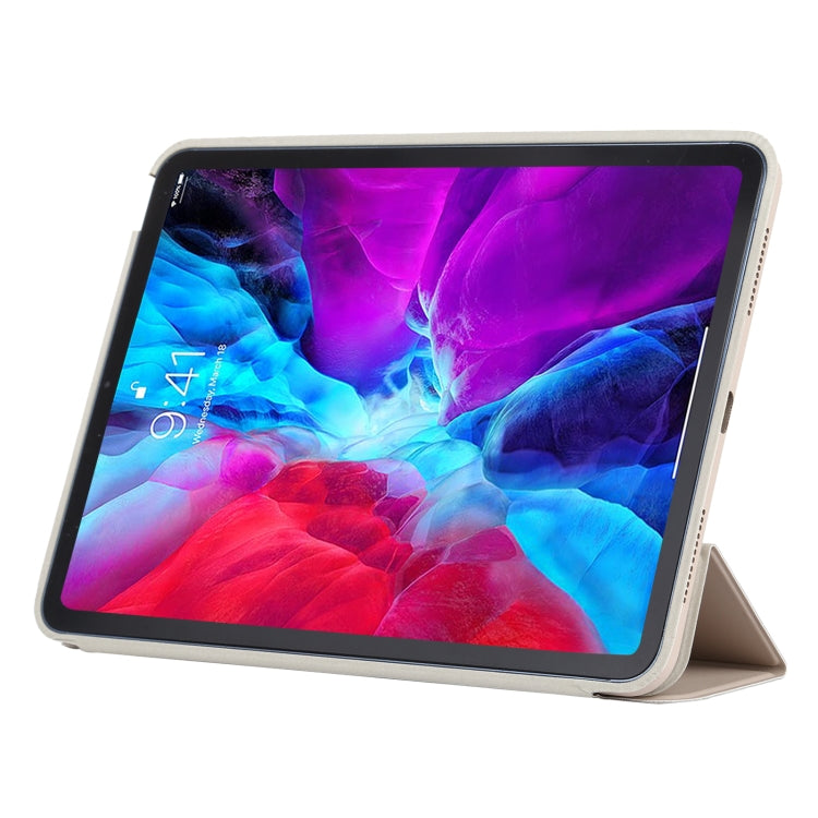 3-fold Horizontal Flip Smart Leather Case with Sleep / Wake-up Function & Holder For iPad Air 2022 / 2020 10.9