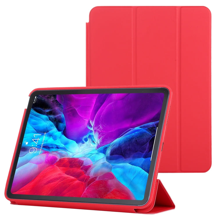 3-fold Horizontal Flip Smart Leather Case with Sleep / Wake-up Function & Holder For iPad Air 2022 / 2020 10.9