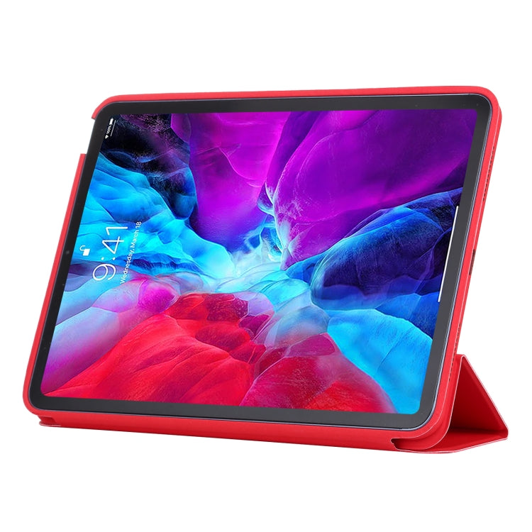 3-fold Horizontal Flip Smart Leather Case with Sleep / Wake-up Function & Holder For iPad Air 2022 / 2020 10.9