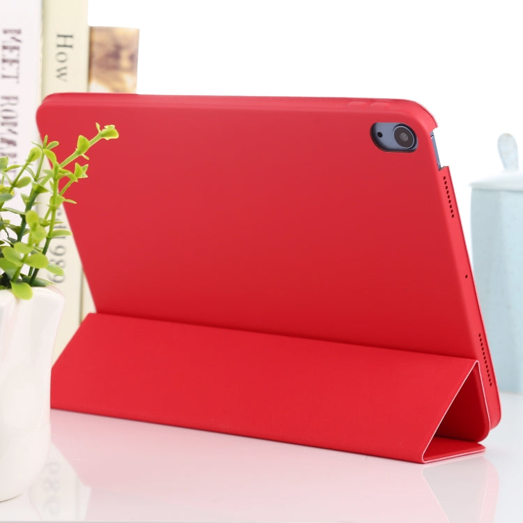 3-fold Horizontal Flip Smart Leather Case with Sleep / Wake-up Function & Holder For iPad Air 2022 / 2020 10.9