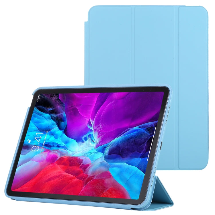 3-fold Horizontal Flip Smart Leather Case with Sleep / Wake-up Function & Holder For iPad Air 2022 / 2020 10.9