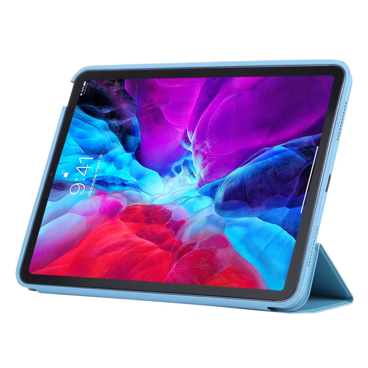 3-fold Horizontal Flip Smart Leather Case with Sleep / Wake-up Function & Holder For iPad Air 2022 / 2020 10.9