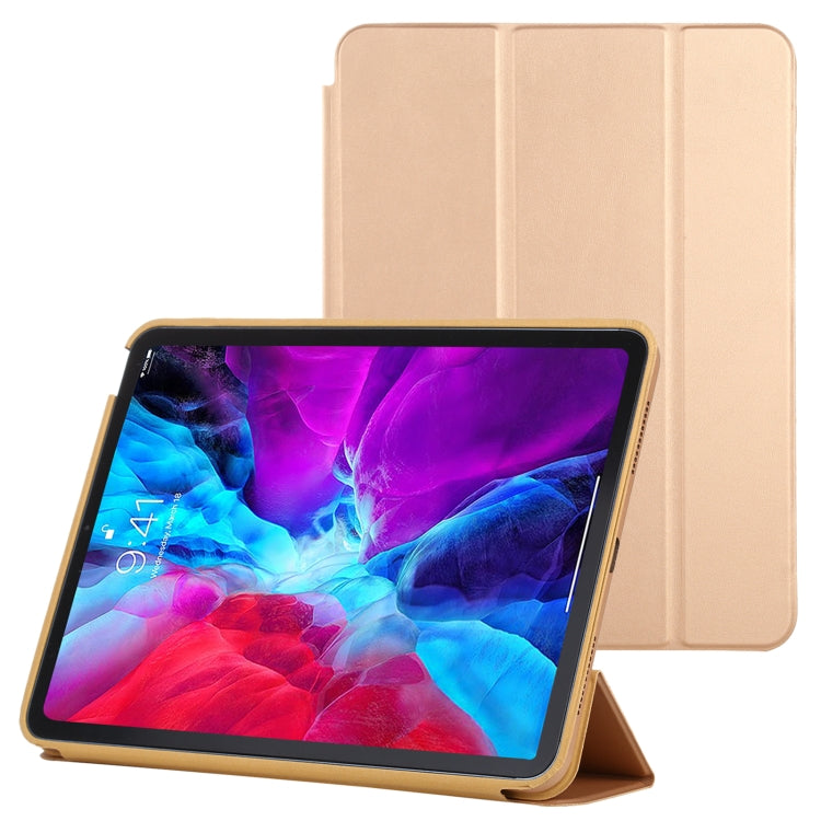 3-fold Horizontal Flip Smart Leather Case with Sleep / Wake-up Function & Holder For iPad Air 2022 / 2020 10.9