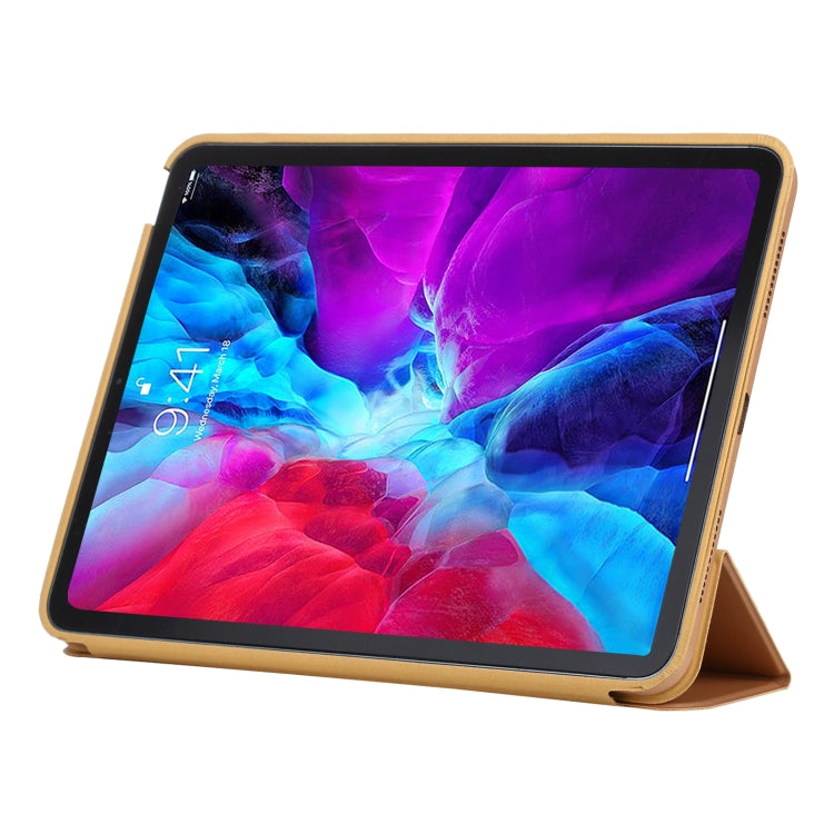 3-fold Horizontal Flip Smart Leather Case with Sleep / Wake-up Function & Holder For iPad Air 2022 / 2020 10.9