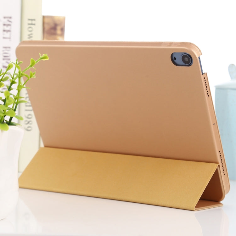 3-fold Horizontal Flip Smart Leather Case with Sleep / Wake-up Function & Holder For iPad Air 2022 / 2020 10.9