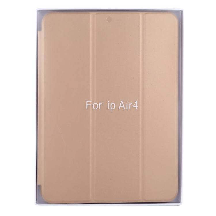 3-fold Horizontal Flip Smart Leather Case with Sleep / Wake-up Function & Holder For iPad Air 2022 / 2020 10.9