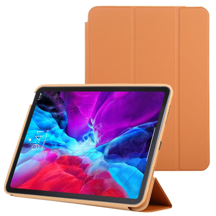 3-fold Horizontal Flip Smart Leather Case with Sleep / Wake-up Function & Holder For iPad Air 2022 / 2020 10.9