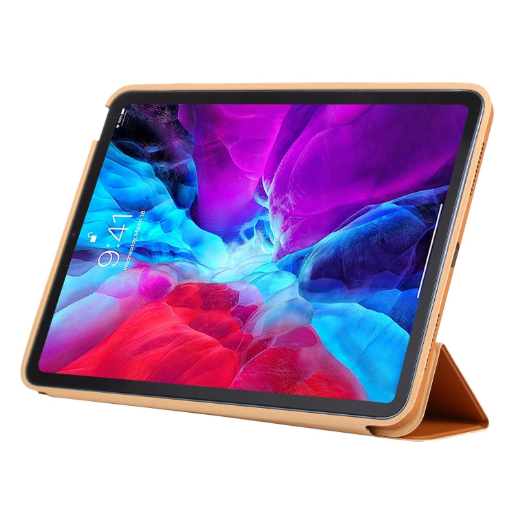 3-fold Horizontal Flip Smart Leather Case with Sleep / Wake-up Function & Holder For iPad Air 2022 / 2020 10.9