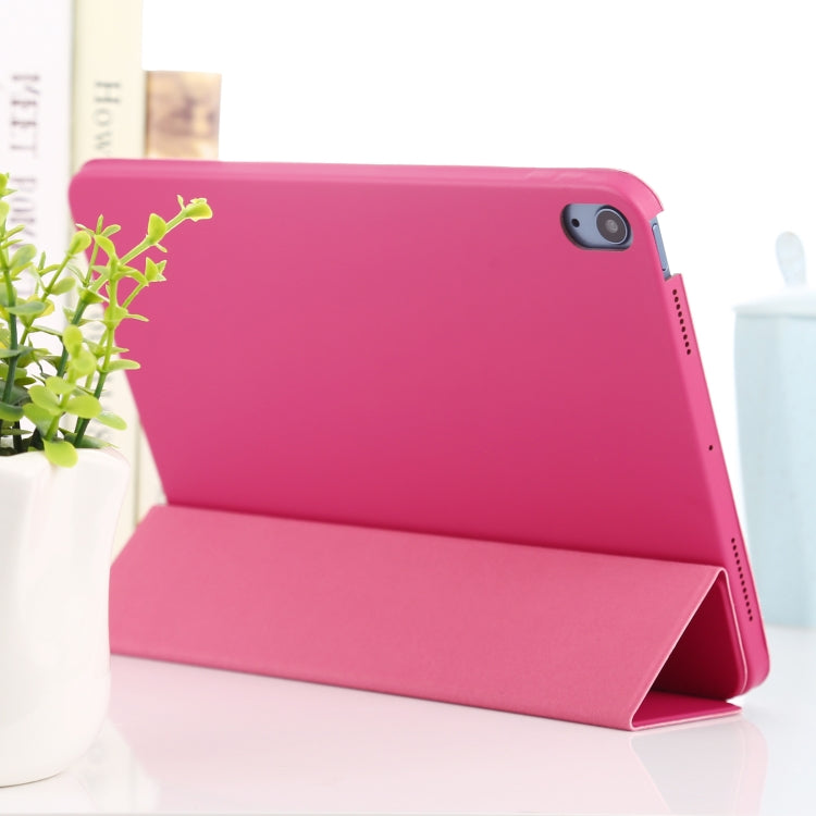 3-fold Horizontal Flip Smart Leather Case with Sleep / Wake-up Function & Holder For iPad Air 2022 / 2020 10.9