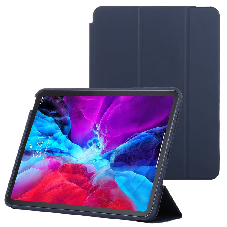 3-fold Horizontal Flip Smart Leather Case with Sleep / Wake-up Function & Holder For iPad Air 2022 / 2020 10.9