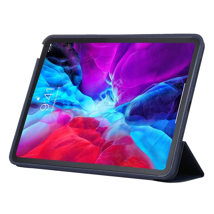 3-fold Horizontal Flip Smart Leather Case with Sleep / Wake-up Function & Holder For iPad Air 2022 / 2020 10.9