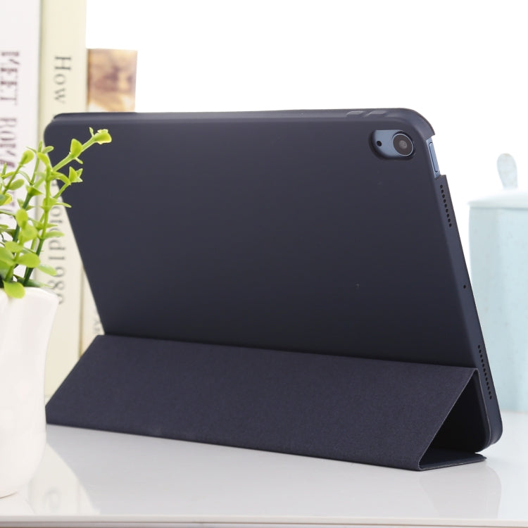 3-fold Horizontal Flip Smart Leather Case with Sleep / Wake-up Function & Holder For iPad Air 2022 / 2020 10.9